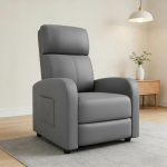 GarveeHome l&otilde;&otilde;gastav tool, TV tool, lamamistool lamamisfunktsiooniga, polsterdatud tool, linane, reguleeritav, &uuml;ksik lamamistool, elutuba, magamistuba, kodukino