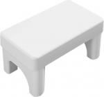 DOITOOL tualett-tool t&auml;iskasvanute tualett-tugijalats kaka-tugijalats kehahoiu jaoks kaka-tugijalats vannitoa tualett-tugijalats jalgade jalatsi jalatsi kaka-tugijalats Aldult PP valge lapse jaoks