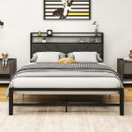 Polsterdatud voodi 140 x 200 cm Voodiraam &Uuml;ksikvoodi Kahekohaline voodi disain Voodi lamelliraamiga Tugev terasest lamellihoidja Voodiraam 140 x 200 cm Pehmendusega voodiraam Noorte voodi