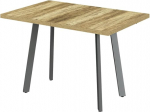 Vicco Tisko s&ouml;&ouml;gilaud Rustic Oak Grey 160 x 80 cm koos laiendatava lauaplaadiga