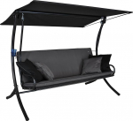 Angerer Freizeitm&ouml;bel GmbH Royal Hollywood Swing - Saksamaal valmistatud aiakiik - kiik istumiseks, lamamiseks ja l&otilde;&otilde;gastumiseks - k&otilde;rge seljatoega - lihtne kokkupanek (Hall)