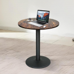 V&auml;ike &uuml;mmargune s&ouml;&ouml;gilaud, 60 cm &uuml;mmargune s&ouml;&ouml;gilaud, laud, baarilaud, sobib k&ouml;&ouml;ki, bistro laud &uuml;mmargune (puidumass, 60 x 60 x 75 cm)