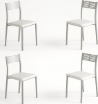 MOMMA HOME 4 Sydney tooli komplekt H&otilde;bedane/valge/beež/must/punane/lillakas/roheline Materjal: 41 x 47 x 86 cm