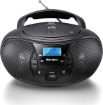 Karcher RR 5028D Kaasaskantav CD-raadio (CD-m&auml;ngija, DAB+ raadio, Bluetooth, aku/ettevoolu, USB) Must