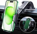 VANMASS mobiiltelefoni hoidja auto 2025 uusim v&auml;rv armee roheline versioon 4 in 1 mobiiltelefoni hoidja auto iminapakett ja ventilatsioon Super stabiilne mobiiltelefoni hoidja auto iPhone 16 Pro Max iPhone 15 jaoks