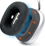 WC SweatZ Max - patenteeritud k&otilde;rvapadja kaitsekatted Airpods Maxile Wicked Cushions poolt | Higikindel ja kergesti pestav | T&auml;ielik higikaitse k&otilde;rvapadjadele | Must