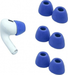 Comply TrueGrip k&otilde;rvaklapid Airpods Pro Gen 1 & 2 jaoks, Electric Blue, erinevad suurused