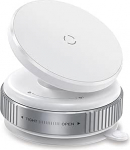 AMATHINGS K009 magnetiline nutiseadme hoidik valge v&auml;rvi autosse, autosse, k&ouml;&ouml;ki, vannituppa, du&scaron;i alla, spordisaali, sotsiaalmeediasse, 360&deg; p&ouml;&ouml;rlemisega koos iminapaga Sobib iPhone 16, 15, 14, 13, 12, 11 Pro Max jaoks.