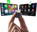 CarlinKit Wireless CarPlay & Android Car Mini Ultra Adapter, 2-in-1 traadita adapter konverteerib juhtmega CarPlay/Android auto traadita, Mini Stick Design, OTA uuendamine