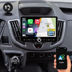 DYNAVIN Android autoraadio satelliitnavigatsioonifunktsioon Ford Transit Custom Connect Courier 2014-2018: 10,1-tolline raadio juhtmevaba Carplay ja Android Car, Head-up Display, sisaldab DAB+, D9-TS14 Plus Flex - C