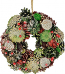 Looduslik p&auml;rg ehtsate k&auml;bide, lootoshelme, marjadega, seinakaunistus, uste kaunistus, uksekoristus, lauap&auml;rg, advendikoristus, advendip&auml;rg, j&otilde;ulukaunistus, p&auml;rjad, naturaalsed materjalid,