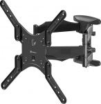 ONKRON TV seinakinnitus p&ouml;&ouml;rlev 37-70-tollistele teleritele kuni 36,4 kg, universaalne teleri seinakinnitus pikendatav, kallutatav VESA 100 x 100-400 x 400, kahe varrega teleri seinakinnitus must M5-B