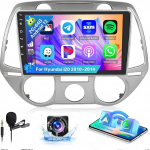[8Cores 2G + 64G] Hikity autoraadio navigatsioon Hyundai I20 2010-2014 Android 15 9-tolline puuteekraan koos FM RDS 32EQ 59UI traadita Carplay Android auto GPS WiFi Bluetooth MIC