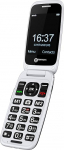 Geemarc CL8700-4G v&otilde;imendatud klambriga mobiiltelefon suurte nuppude, SOS-funktsiooni ja &uuml;he puutega m&auml;lunuppudega - Bluetooth ja kuuldeaparaadiga &uuml;hilduv - kuulmispuudega - lukustamata - &Uuml;hendkuningriigi versioon