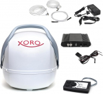Xoro MPA 38 T&auml;isautomaatne mobiilne satelliitantenn (TWIN-LNB) valge