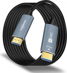 Twozoh HDMI fiiberoptiline kaabel 50 m, HDMI optiline kaabel 2.0 4K/60Hz (4:4:4 HDR10 HDCP2.2) 1440p 144Hz 18Gbps kiire UHD kiudoptiline HDMI kaabel