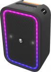 Skullcandy Stomp Wireless Portable Boombox Party Bluetooth k&otilde;lar, veekindel (IPX7), 12 tundi kestev aku, t&otilde;eline traadita stereos&uuml;steem LED-valgusega ja kandek&auml;epidemega, must