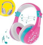 Lisciani - Barbie Fashion Bluetooth k&otilde;rvaklapid - Barbie k&otilde;rvaklapid lastele alates 4 aastat - laste audio aksessuaarid - roosa - reguleeritav mugavus - traadita &uuml;hendus - Barbie f&auml;nnidele