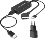 AMANKA Scart HDMI kaabli konverter, adapter ja Scart kaabel Full HD 1080P Video Audio Converter HDTV STB VHS Xbox PS3 Sky DVD Blu-ray jne.