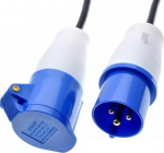 Haagissuvila &uuml;henduskaabel, Raske pikendusjuhe Elektrijuhtme pikendusjuhe matkaauto ja matkaauto jaoks 230V 16A (3m)