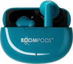 Boompods Skim Bluetooth juhtmevabad k&otilde;rvaklapid - T&otilde;elised juhtmevabad k&otilde;rvaklapid ENC-mikrofoniga, IPX4 veekaitse ja 20-tunnine aku kestvus, TWS k&otilde;rvaklapid ookeani plastist, sinised