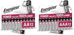 Energizer Advanced AA ja AAA patareid Combo Pack (24 tk) - 1,5 V leelispatareid - v&otilde;imsad ja vastupidavad - 100% plastivaba pakend - 10-aastane s&auml;ilivusaeg [eksklusiivne Amazon]