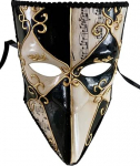K&auml;sitsi valmistatud maskeeringu Veneetsia ball mask Bauta n&auml;omask Partei karneval