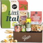 Gepp's Feinkost Little Italy kinkekarp, kinkekorv, mis on t&auml;idetud kodumaise orgaanilise pasta ja parimate Itaalia erip&auml;radega, Gourmet Itaalia kingiidee meestele ja naistele