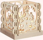 HGD BS1903 Suured v&auml;rvilised puidust puukaunistused