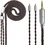 okcsc Asendus Aux k&otilde;rvaklappide kaabel Sennheiser IE400 Pro k&otilde;rvaklappide jaoks, mis &uuml;hildub IE100, IE400, IE400 Pro, IE500 tasakaalustatud 2,5 mm audiokaabliga, 8 s&uuml;damiku audiokaabel, pikkus 1,2 m