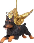 J&otilde;ulupuu kaunistused - Honor The Pooch Doberman Holiday Angel Dog Ornaments