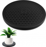 Uadme Universal Drehteller, 25 cm Drehplatte TV, 360 Grad Drehbare Plattform f&uuml;r Laptops , Monitore, TV, Lautsprecher, Handwerk, Pflanzen, Schwarz
