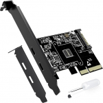 10Gbps PCIe USB C 3.2 Gen 2 kaart, 2 Port PCIe to USB C laienduskaart, PCI Express 3.0 x4 adapter lauaarvutisse, SSD korpusesse, t&ouml;&ouml;jaamad, andmete varundamine, ainult andmed