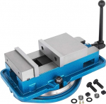 Happybuy Vice Clamp Vice 125mm Table Vice 125mm Bench Clamps 140mm Metal Professional Cast Iron Vice for Column Drill Wide Jaws