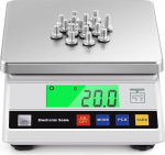 CGOLDENWALL K&otilde;rge t&auml;psusega digitaalne t&auml;pne anal&uuml;&uuml;tiline elektrooniline kaal laboratooriumi kaalumine t&ouml;&ouml;stuslik kaal koos loendamisfunktsiooniga labori kaal CE 0.1g (6kg, 0.1g)