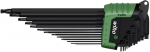 Wiha TORX &reg; ball end key set in ErgoStar holder. Manganese-13-tlg.366BE HZ13