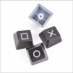 LZYDD klaviatuuri klaviatuurid, noole/suuna klaviatuur, PSP kontrolleri muster, Cherry MX klaviatuur MX l&uuml;litite jaoks, mehaaniline m&auml;nguklaviatuur taustavalgusega (4 pakki, must)