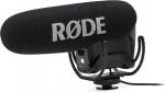 R&Oslash;DE VideoMic Pro professionaalne suundmikrofon koos k&otilde;rgp&auml;&auml;sufiltri ja padiga video salvestamiseks ja sisu loomiseks (must)
