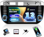 [2+64G] SIXWIN Android 13 autoraadio Fiat Punto 2012-2015 koos Carplay/Android Car/Mirrorlink, HD 7-tolline puuteekraan koos GPS WiFi FM/RDS Bluetooth + mikrofon + tagurduskaamera