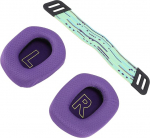 Premium asendusk&otilde;rvapadjad ja peapaela rihm G733 G335 m&auml;ngukomplekti jaoks, k&otilde;rge m&auml;lumahu v&otilde;rk k&otilde;rvapadjad parema heliisolatsiooni jaoks (lilla)