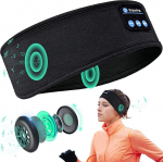 ZGZ Sleep Headphones Bluetooth k&otilde;rvaklapid, traadita spordik&otilde;rvaklapid koos ultra &otilde;hukeste ja pehmete k&auml;snade stereok&otilde;laritega, k&otilde;rvaklapid k&otilde;rvaklapid magamiseks, reisimiseks, jooksmiseks, mediteerimiseks (must) -XD2