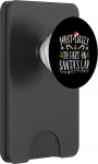 Am wahrscheinlichsten auf dem Scho&szlig; des Weihnachtsmanns furzen PopSockets PopWallet f&uuml;r MagSafe