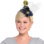Amscan 3900492 - Midnight Blue Happy New Year Clip-On Couture m&uuml;ts
