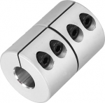 hankekaart 9 kuni 13 mm Wellenkupplung, 45 mm pikkus, 32 Durchmesser, Klemmwellenkupplung, Aluminiumlegierung, Gelenkverbinder, Schrittmotor-Kupplung f&uuml;r 3D-Drucker, CNC-Maschinen, DIY-Encoder