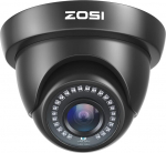 ZOSI 1.0MP HD 720p 1280TVL Dome Security Camera (Quadbrid 4-in-1 HD-CVI/TVI/AHD/960H Analog CVBS),24PCS LEDs,65ft IR Night Vision,Outdoor/Indoor Surveillance CCTV Camera