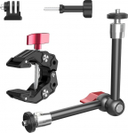Taisioner Magic Arm klamber 1/4 tolli 3/8 tolli kruviga 360&deg; kuulipead liigendatud k&auml;si koos Super Clamp Camera Monitor Mount tarvikud Light Monitor Webcam v&otilde;i kaamera 2 kg lauatoru jaoks