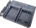 Dual USB akulaadija Panasonic DMW-BLE9E DMW-BLE9PP DMW-BLG10E DMW-BLH7E DE-A98 Lumix DC-TZ220 DC-TZ200 DC-TZ101 DC-TZ90 DC-TZ81 DC-TZ80 DMC-GX7 DMC-GX85 DC-GX9 CC CC kaamera jaoks