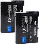2x SK aku Nikon EN-EL15c // 2250mAh // EN-EL15b EN-EL15a EN-EL15 jaoks // Z6 II Z7 II // Z5 Z6 Z7 D500 D750 D780 D800 D810 D850 D7200 D750 0 US