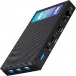 MeLE Mini PC, Quieter3Q Celeron N5105 8GB 256GB mikroarvuti ventilaatorita v&auml;ike lauaarvuti Gigabit Ethernet 2.4G/5G WiFi, PXE, Dual 4K HDMI, VESA kontorisse/&otilde;ppimisse/kodusse