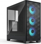 Fractal Design Pop 2 Air Black RGB - Karastatud klaas - Tugeva &otilde;huvooluga PC m&auml;ngukapp - V&otilde;rguga esipaneel - Kolm 120mm RGB ventilaatorit kaasas - Ruumikas sisemus - ATX/mATX/ITX emaplaadid